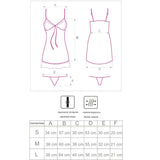 Babydoll Fashion Hyeona 1710 Babydoll + Thong Rose L.4