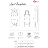 Strümpfe Fashion Limpid Snowflakes Lc 90604 Body + Strümpfe + Weihnachtsstirnband S/M.4