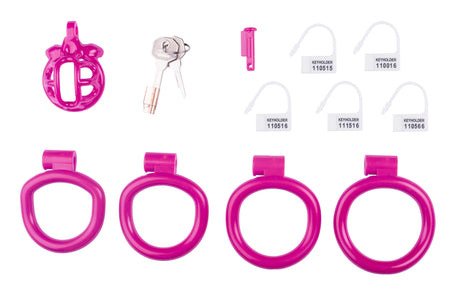 Lyfy Kurzhaar-Keuschheitsgürtel 4 x 3.3cm Pink