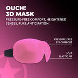 Augenmaske Ouch 3D mit geformten Schalen in vier Farben – Ansicht 14