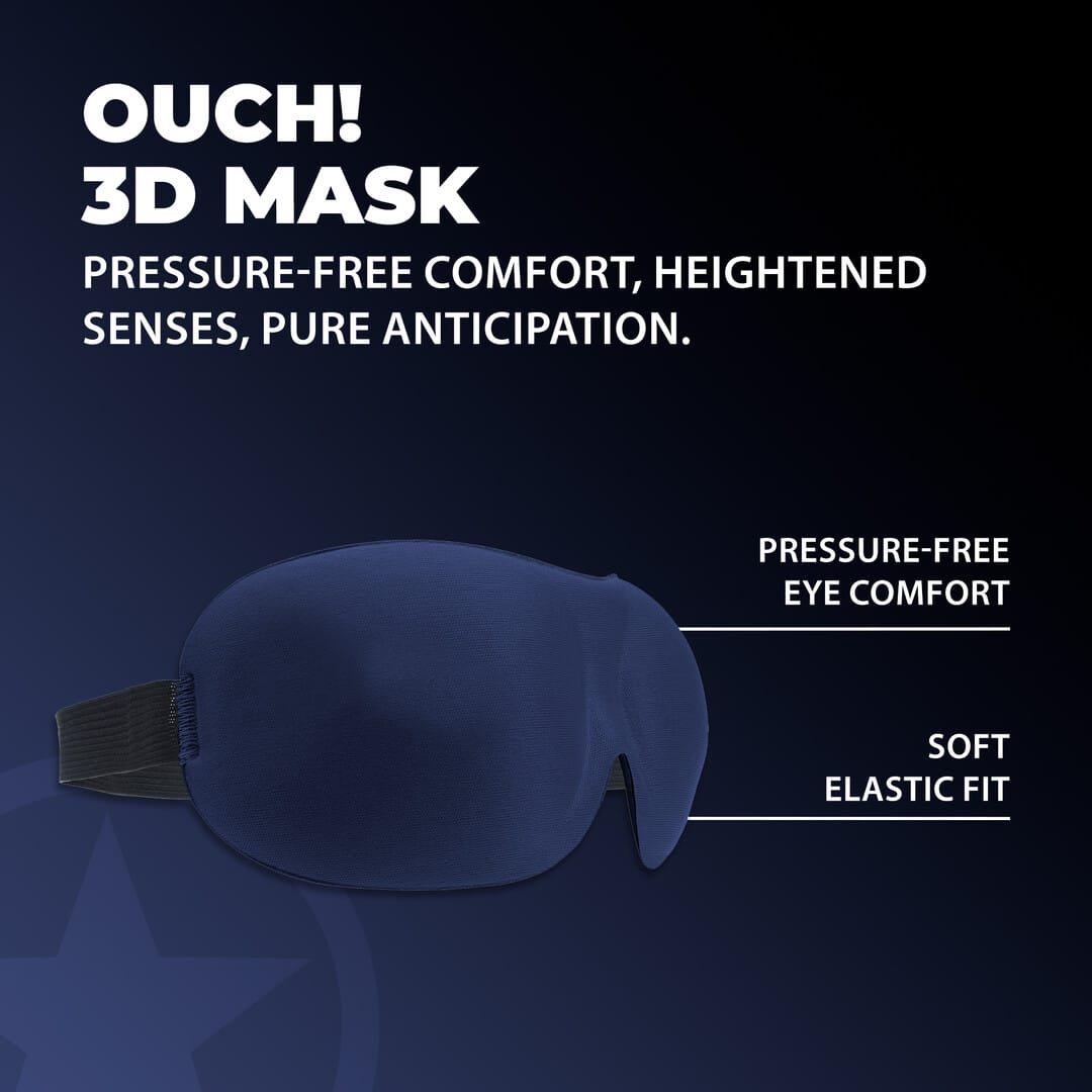 Augenmaske Ouch 3D mit geformten Schalen in vier Farben – Ansicht 9