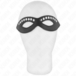 Maske Augenmaske mit Mininieten Modell 1 Schwarz