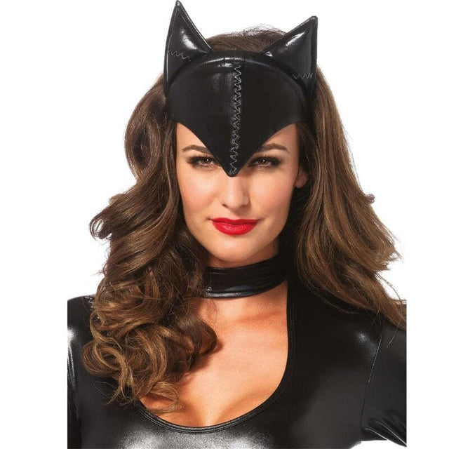 Maske Cat Woman Schwarz