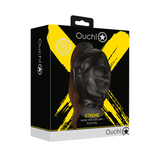 Maske Ouch Xtreme mit Pferdeschwanz in zwei Haarfarben Schwarz 27 cm – Ansicht 9