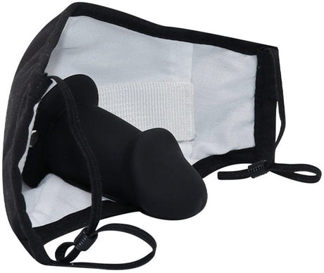 Maske mit Dildoknebel 7 x 4 cm