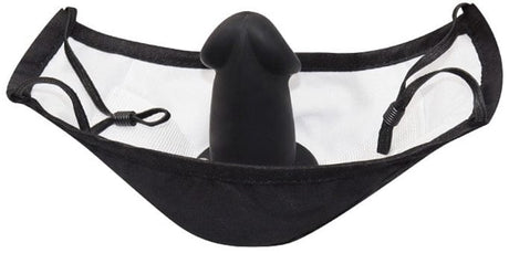 Maske mit Dildoknebel 7 x 4 cm
