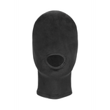 Maske Ouch aus Samt mit Mundöffnung Schwarz 20 cm – Ansicht 4