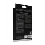Maske Ouch Subjugation geschlossen Schwarz 39,5 cm – Ansicht 3