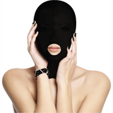 Maske Ouch Submission mit Mundöffnung Schwarz 39,5 cm