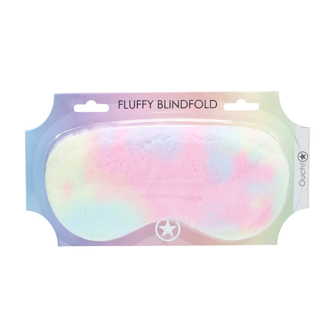 Augenmaske Ouch Fluffy aus Plüsch in drei Farben 20,5 cm – Ansicht 2