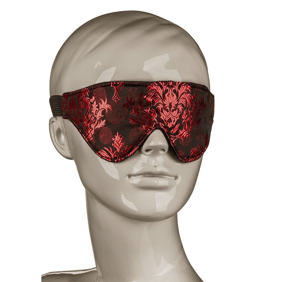 Maske Scandal Blickdichte Augenmaske mit Roten Details
