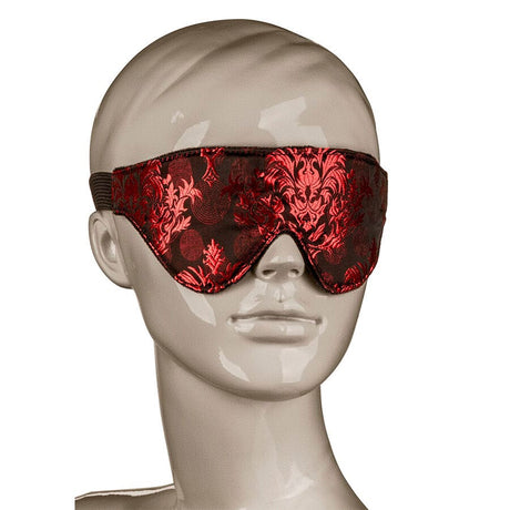 Maske Scandal Blickdichte Augenmaske mit Roten Details