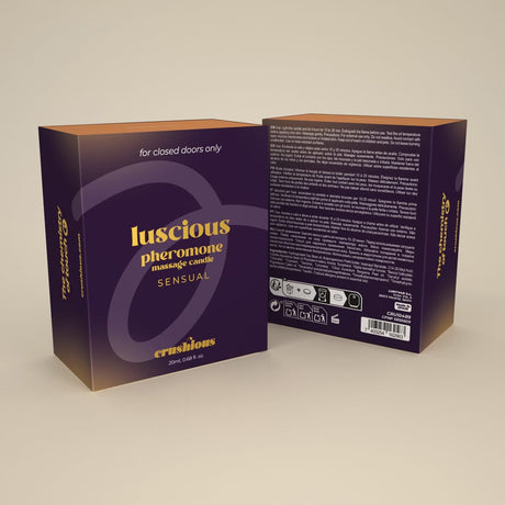 Massagekerze Crushious Luscious Sinnlich mit Pheromonen 20 ml – Ansicht 4