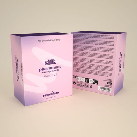 Massagekerze Crushious Silk Vanille mit Pheromonen 20 ml – Ansicht 4