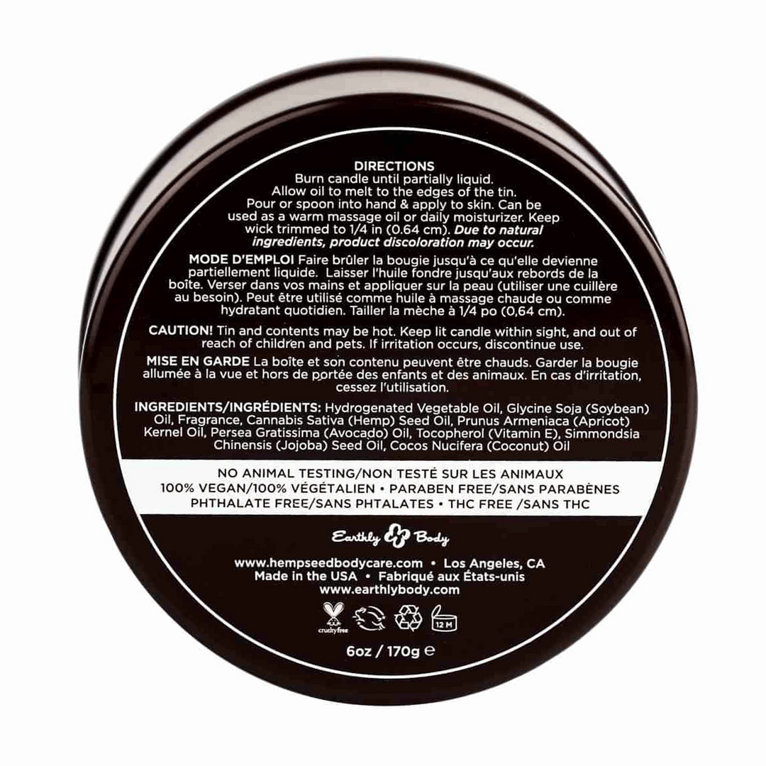 Massagekerze Hemp Seed 3-in-1 Guavalava 170 g – Ansicht 2