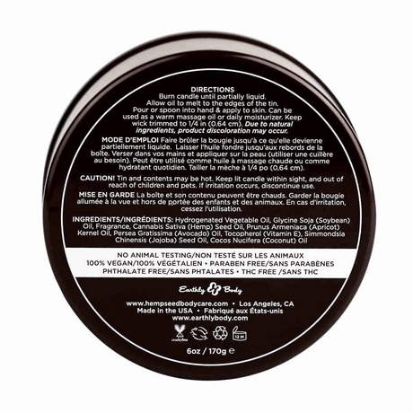 Massagekerze Hemp Seed 3-in-1 Guavalava 170 g – Ansicht 2