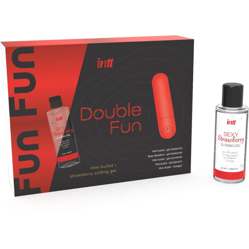 Massageöl Set Erdbeere mit Vibrationskugel – Ansicht 2