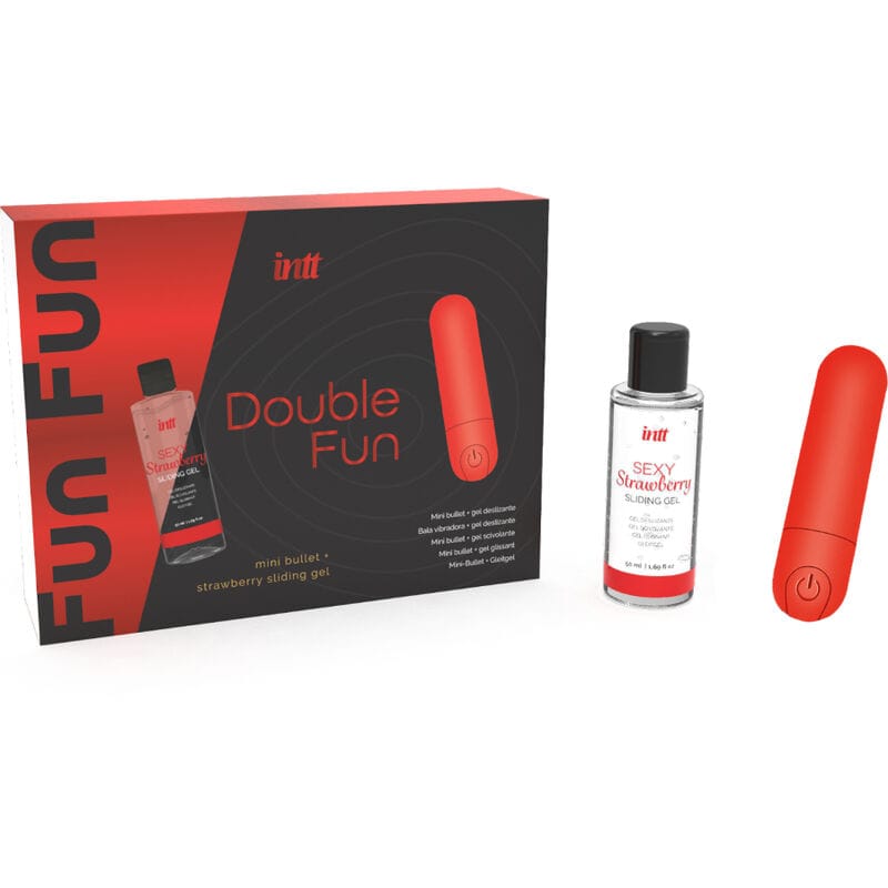 Massageöl Set Erdbeere mit Vibrationskugel – Ansicht 3
