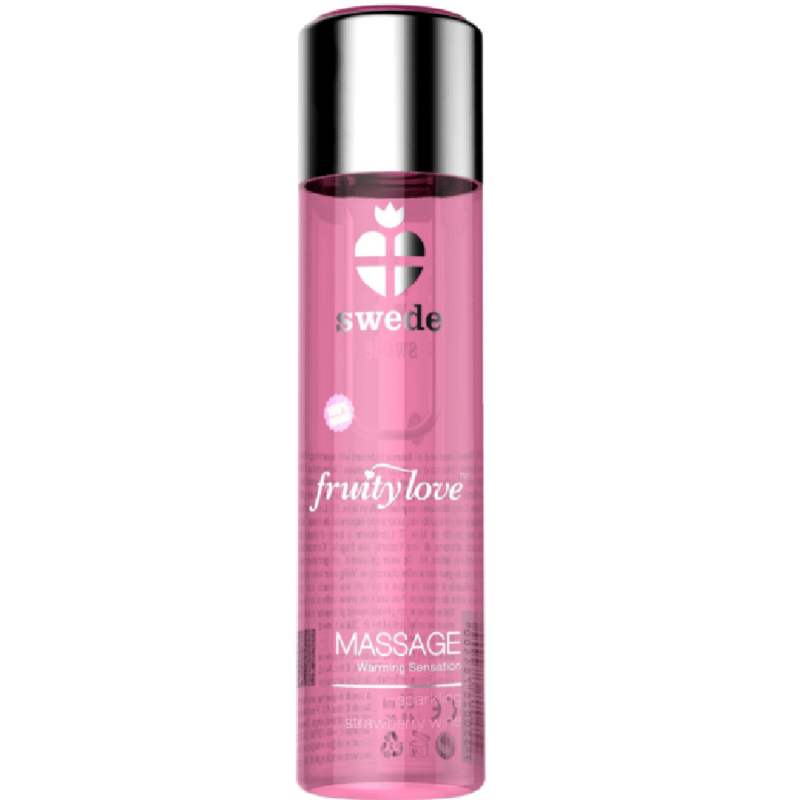 Massageöl Fruity Love mit Wärmeeffekt Erdbeerschaumwein 120 ml