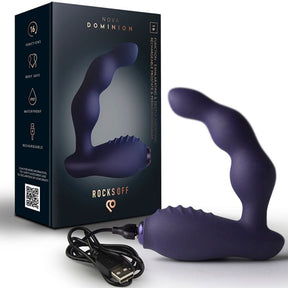 Massagestab Dominion für Prostata und Perineum, Blau
