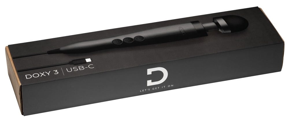 Massagestab Doxy 3 USB-C Matt Schwarz