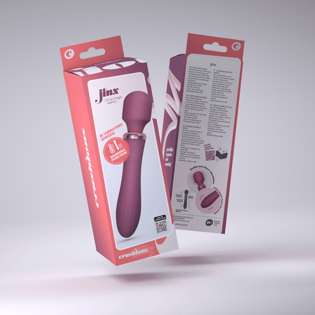 Massagestab Jinx Dual mit Wärmefunktion Rosé 10 x Ø 3,6 cm – Ansicht 9