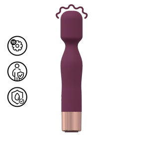 Massagestab Mini Classic Burgunderrot 14,4 x 2,6 cm