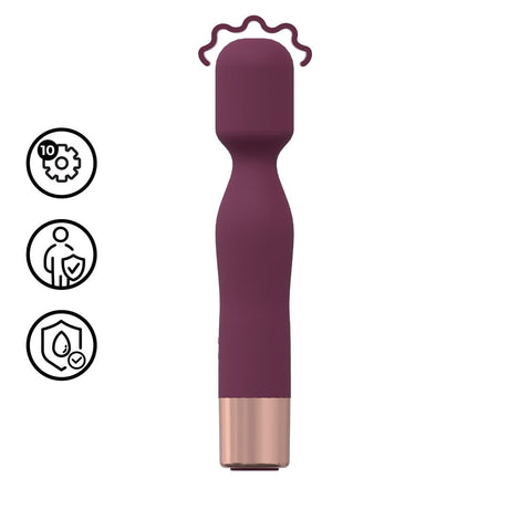 Massagestab Mini Classic Burgunderrot 14,4 x 2,6 cm