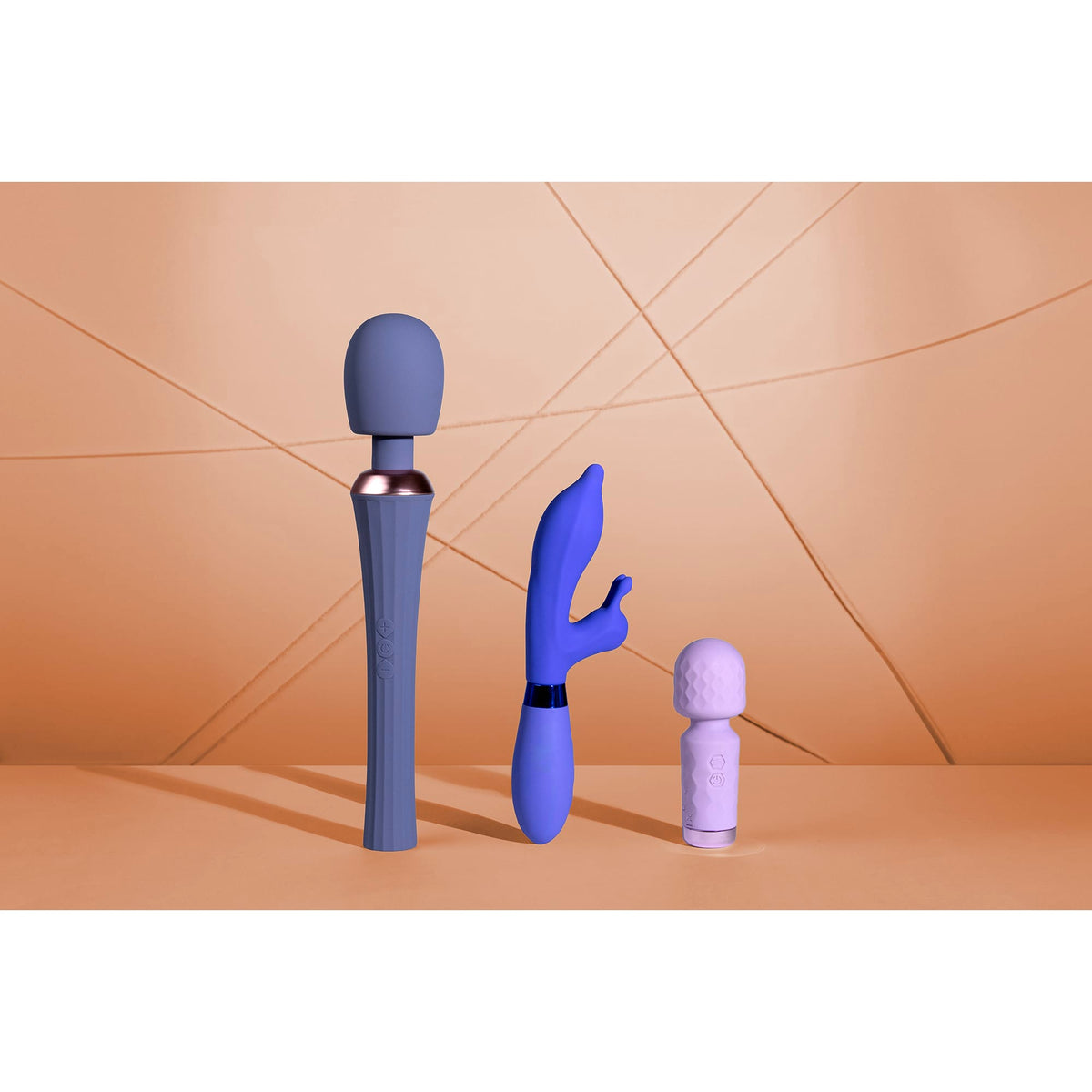 Massagestab Mini Lila Ø 3,8 cm am Kopf – Ansicht 6