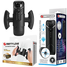 Masturbator Aetola automatisch multifunktional mit Halterung Schwarz