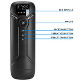 Masturbator Aetola automatisch multifunktional Schwarz – Ansicht 8