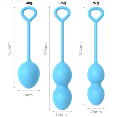 Masturbator Anabiosis Vaginalhantel 3 Stufen Blau