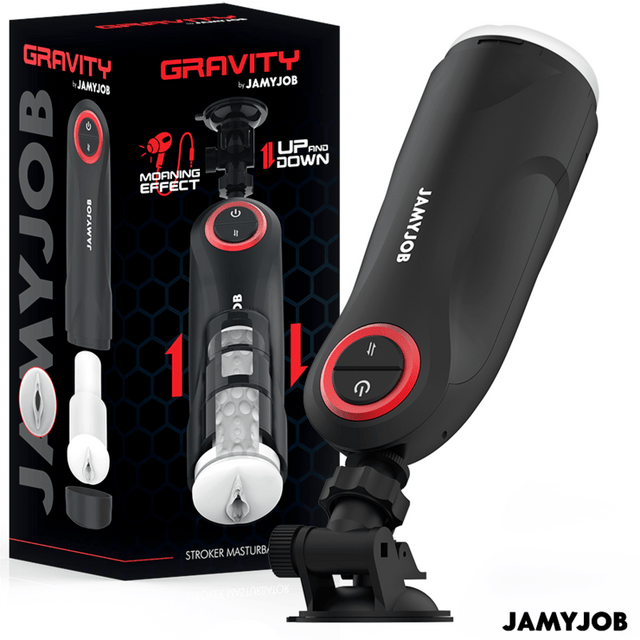 Masturbator Automatischer Vagina- mit Gravity-Funktion 5 Saugmodi Schwarz