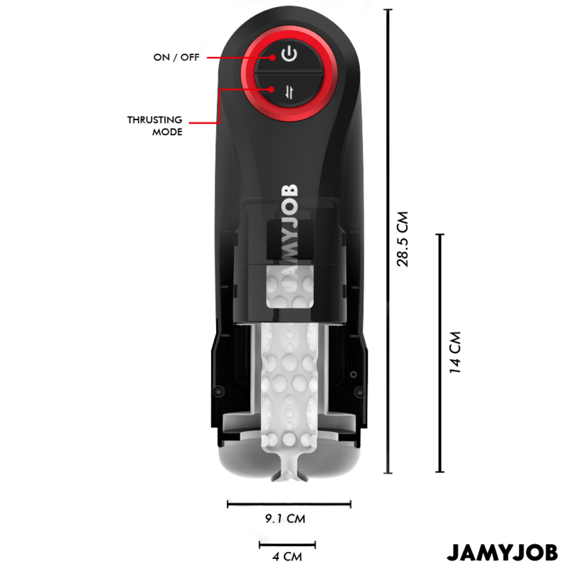 Masturbator Automatischer Vagina- mit Gravity-Funktion 5 Saugmodi Schwarz