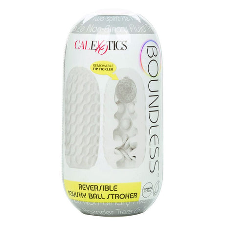Masturbator Boundless Reversible Squishy Ball Stroke Gelb 11,5 x 5,75 cm