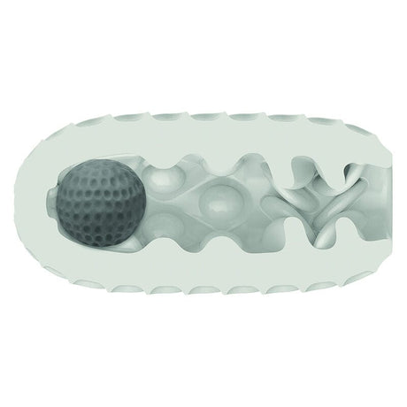 Masturbator Boundless Reversible Squishy Ball Stroke Gelb 11,5 x 5,75 cm