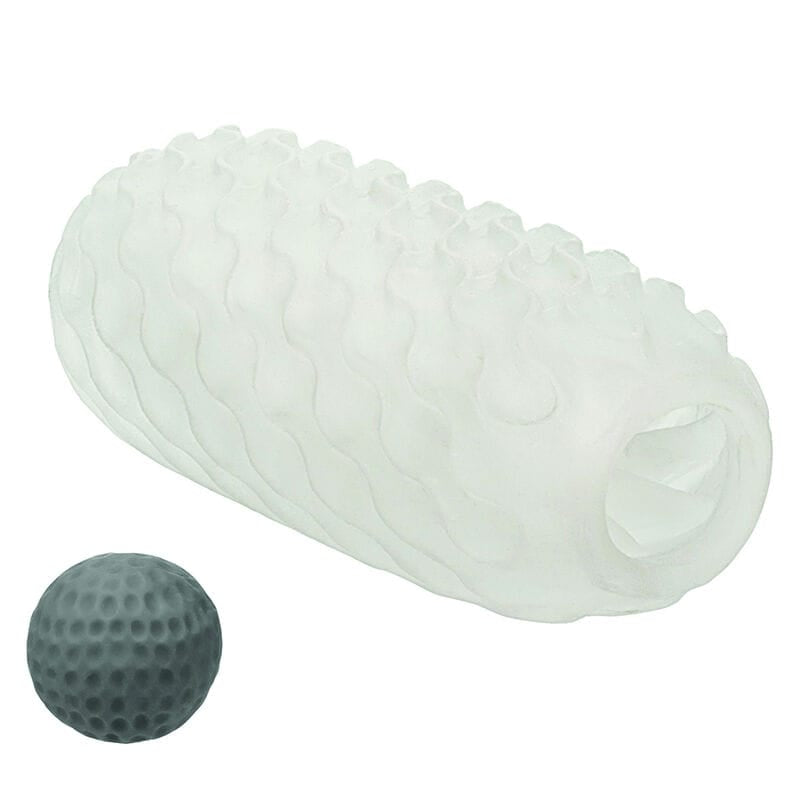 Masturbator Boundless Reversible Squishy Ball Stroke Gelb 11,5 x 5,75 cm