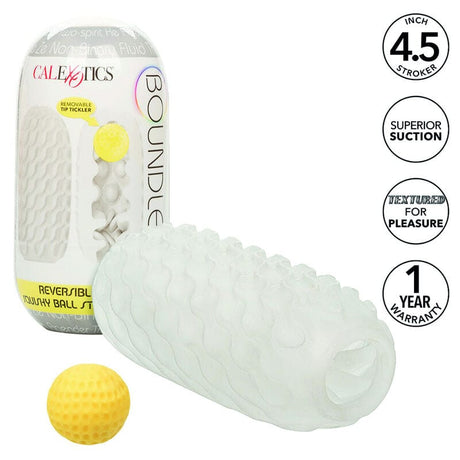 Masturbator Boundless Reversible Squishy Ball Stroke Grau 11,5 x 5,75 cm