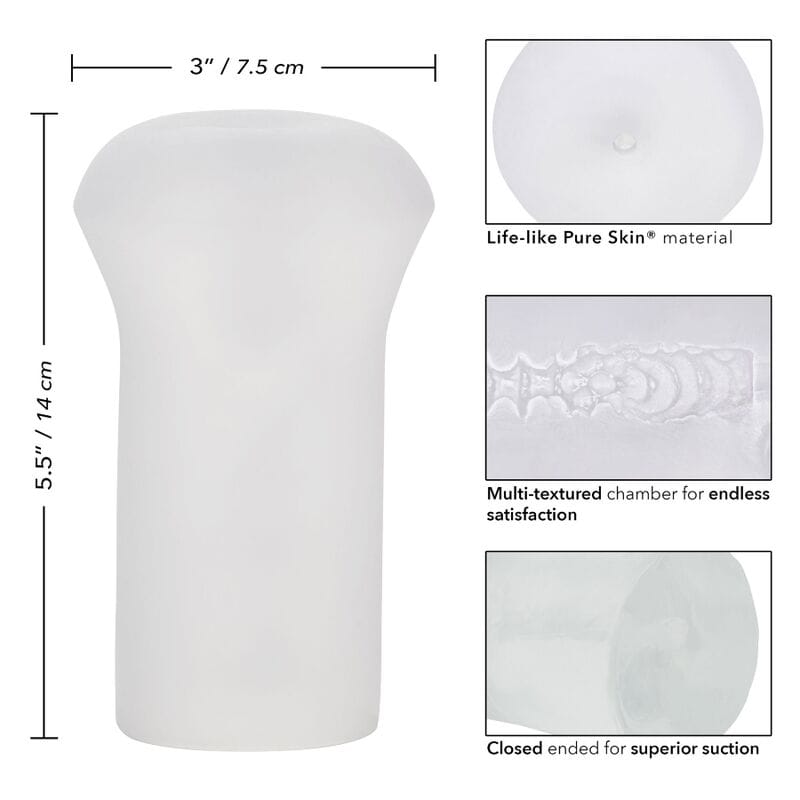 Masturbator Boundless Stroker Transparent 13,25 x 7,5 cm – Ansicht 5