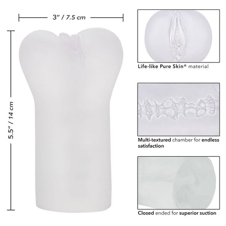 Masturbator Boundless Vulva Stroker Transparent 14 x 7,5 cm