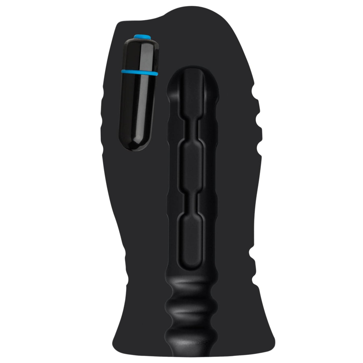 Masturbator Capsule schwarz 13 x 6 cm