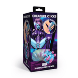 Masturbator Creature Cocks Ursa Alien Silikon Violett und Blau 10,5 cm – Ansicht 2