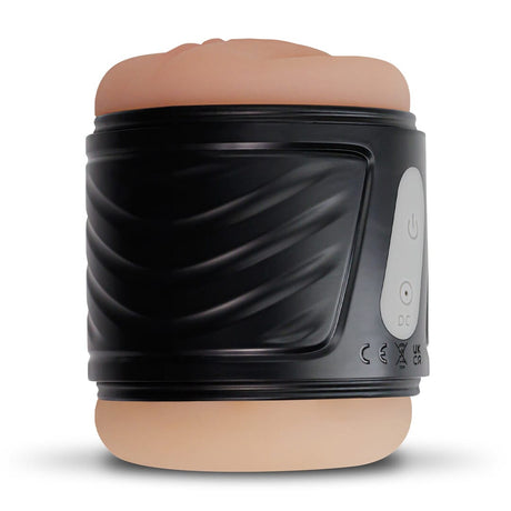 Masturbator Crushious Dunk mit Vibration Schwarz 10 x Ø 11 cm – Ansicht 5