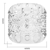 Masturbator Crystle mit zwei Öffnungen 6 x 6 cm – Ansicht 7
