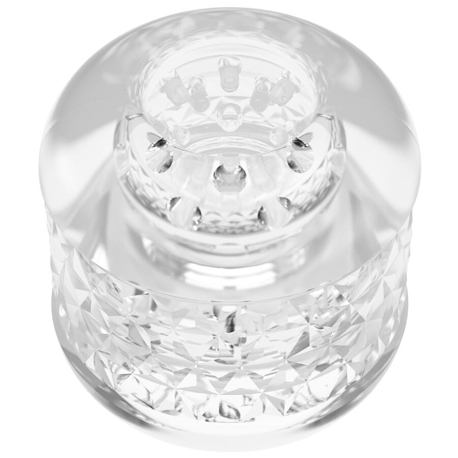 Masturbator Crystle mit zwei Öffnungen 6 x 6 cm – Ansicht 3
