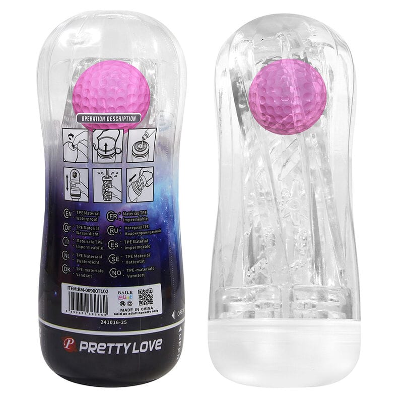 Masturbator-Cup 360° strukturiert Transparent – Ansicht 9