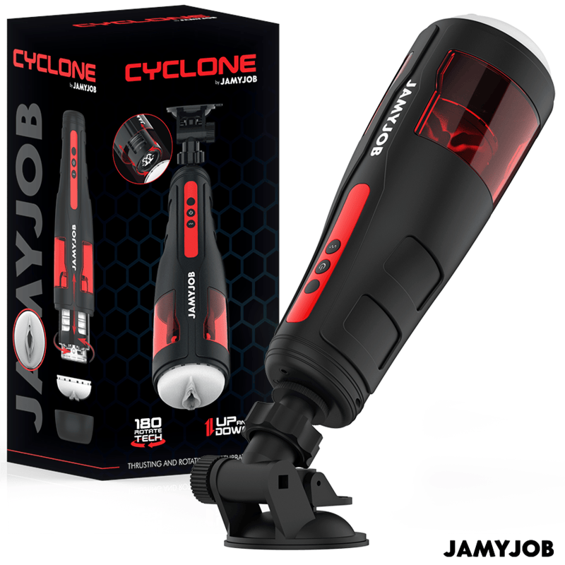 Masturbator Cyclone Automatischer Vagina- 10 Rotations- und Stossmodi Schwarz