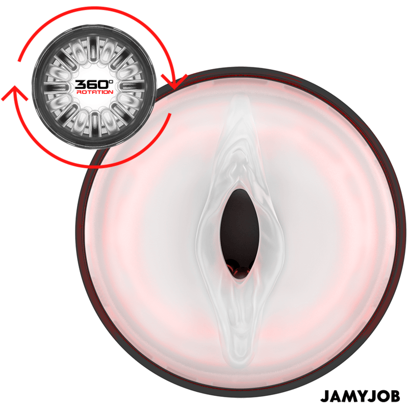 Masturbator Cyclone Automatischer Vagina- 10 Rotations- und Stossmodi Schwarz