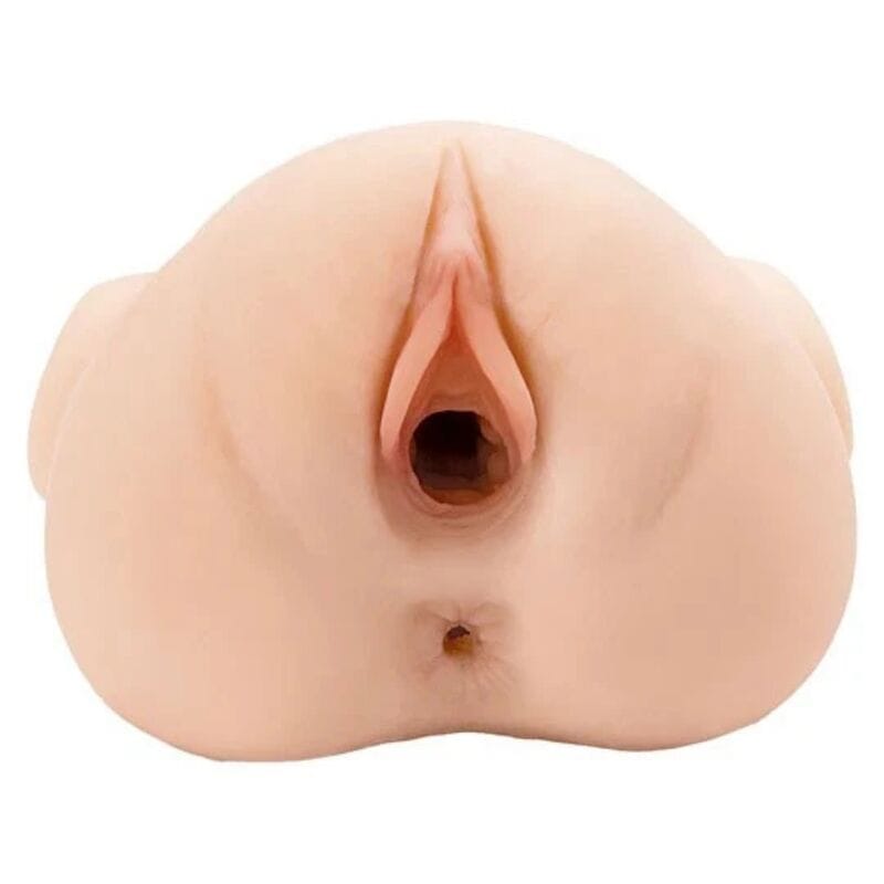 Masturbator Double Pounder Squeeze mit doppelter Vibration Hell 20,5 cm – Ansicht 3