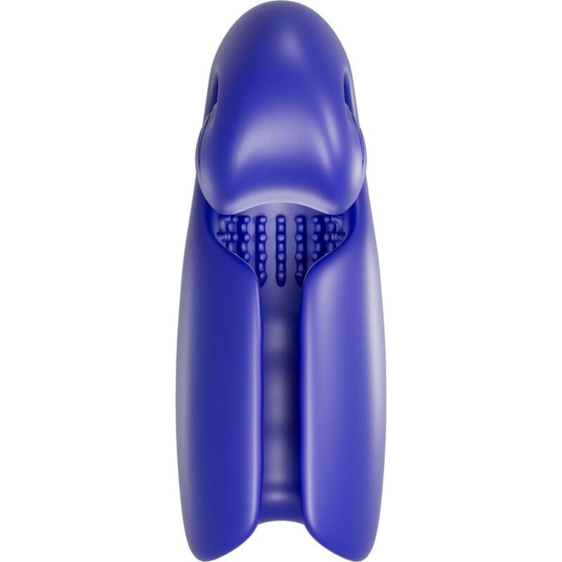 Masturbator Evo Slide 'n' Roll Dunkelblau 14 x 3,5 cm – Ansicht 3